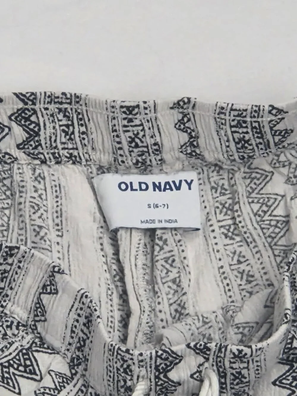 Girls Black and White Old Navy Shorts Size S